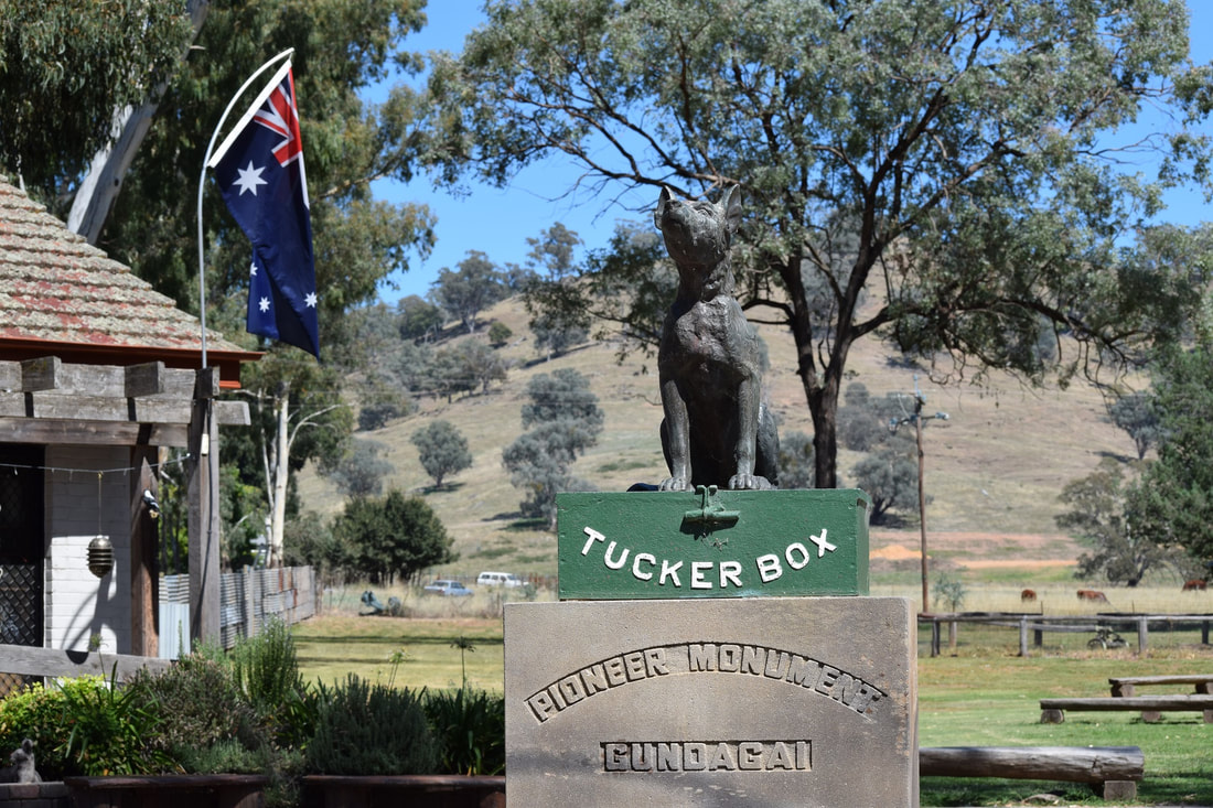 Dog on the Tuckerbox